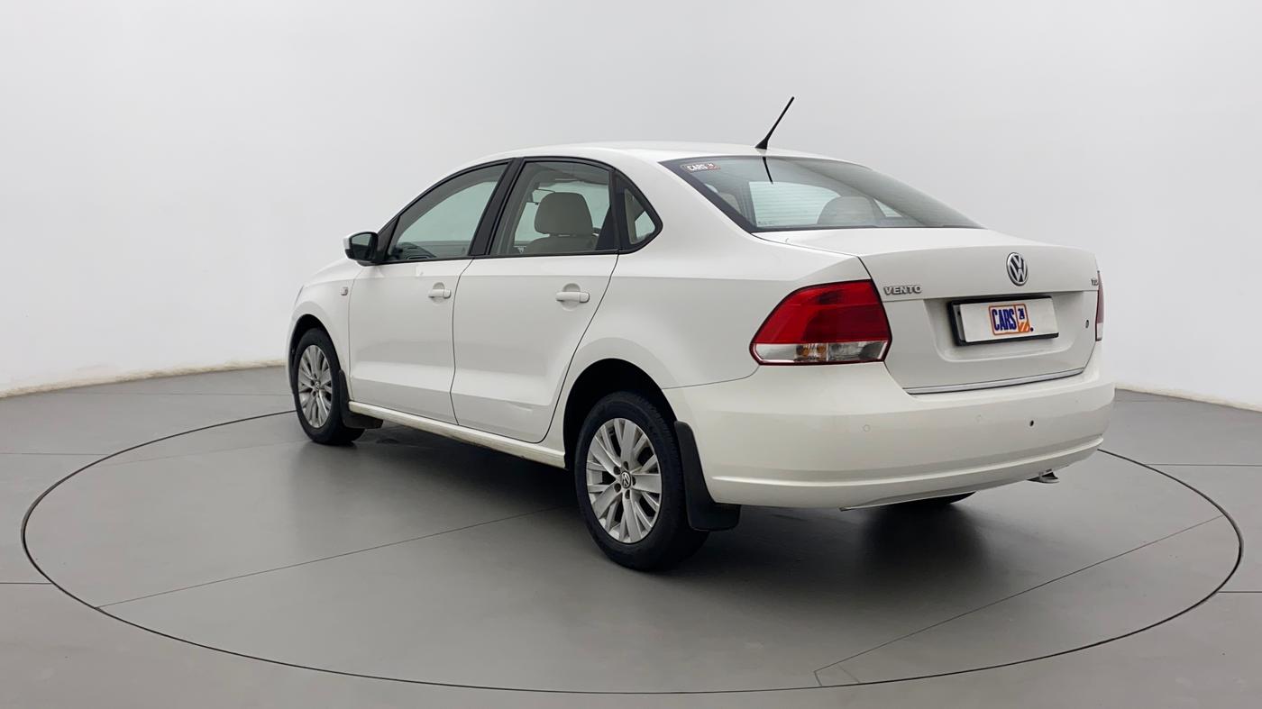 2015 Volkswagen Vento HIGHLINE 1.5 AT, Diesel, Automatic, 1,05,420 km, Left Back Diagonal