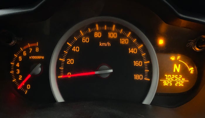 2017 Maruti Celerio VXI AMT (O), Petrol, Automatic, 70,252 km, Odometer Image