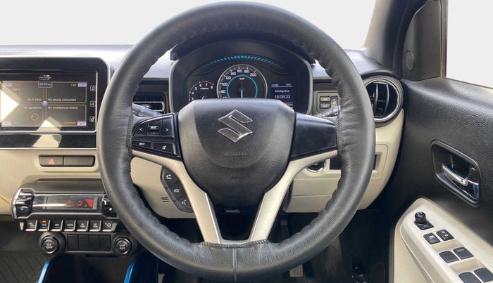 2018 Maruti IGNIS ALPHA 1.2 AMT DUAL TONE, Petrol, Automatic, 15,972 km, Steering Wheel Close Up