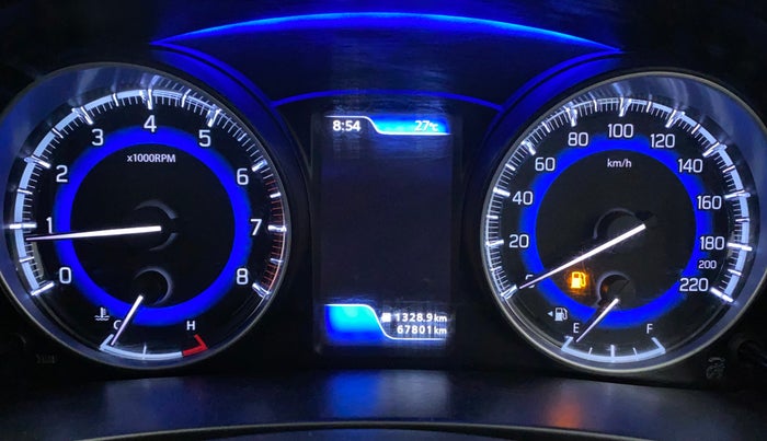 2019 Maruti Baleno ZETA PETROL 1.2, Petrol, Manual, 67,885 km, Odometer Image