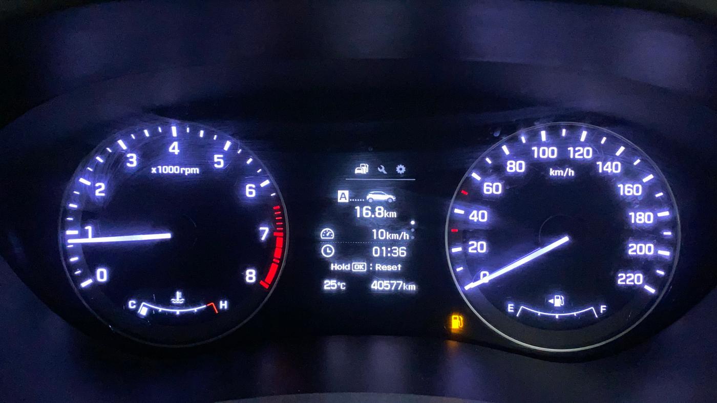 2016 Hyundai Elite i20 ASTA 1.2 (O), Petrol, Manual, 40,626 km, Odometer Image