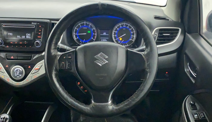 2016 Maruti Baleno DELTA PETROL 1.2, Petrol, Manual, 31,720 km, Steering Wheel Close Up