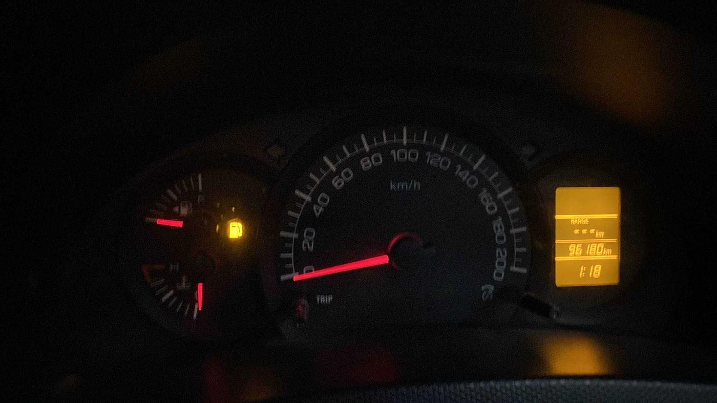 2013 Maruti Swift LXI, Petrol, Manual, 96,314 km, Odometer Image