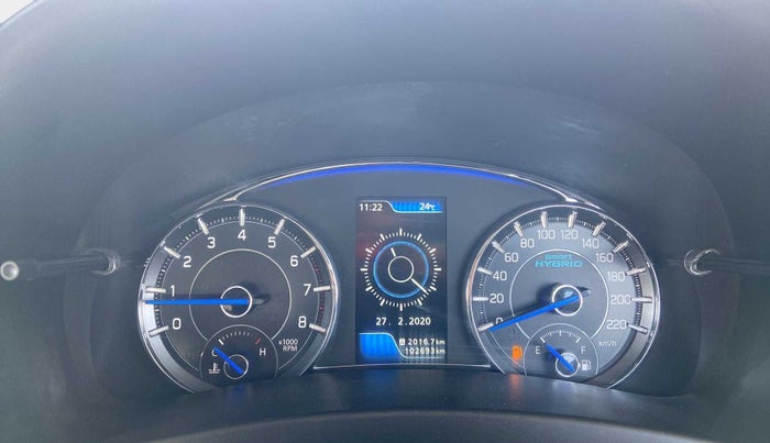 2018 Maruti Ciaz DELTA 1.5 SHVS MT PETROL, Petrol, Manual, 1,02,679 km, Odometer Image