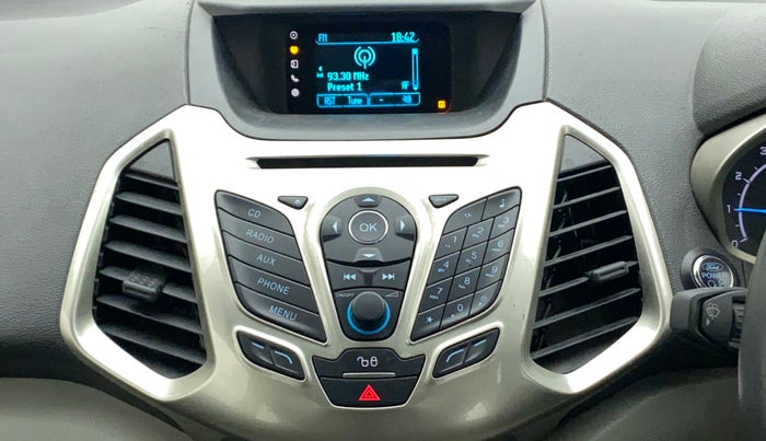 2017 Ford Ecosport TITANIUM 1.5L PETROL AT, Petrol, Automatic, 34,750 km, Infotainment System