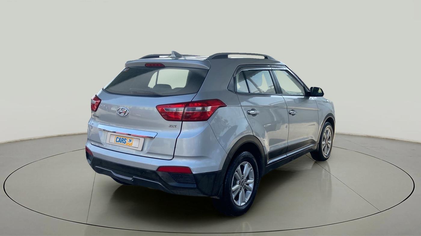 2015 Hyundai Creta SX PLUS 1.6 PETROL, Petrol, Manual, 1,01,468 km, Right Back Diagonal