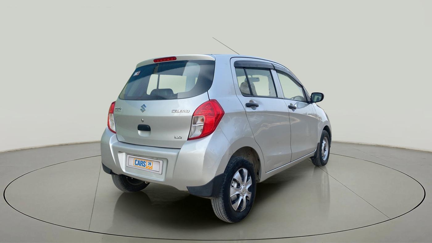 2014 Maruti Celerio LXI, Petrol, Manual, 58,986 km, Right Back Diagonal