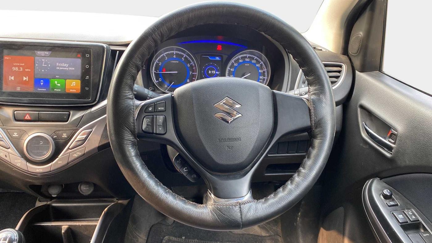 2021 Maruti Baleno ZETA PETROL 1.2, Petrol, Manual, 11,891 km, Steering Wheel Close Up