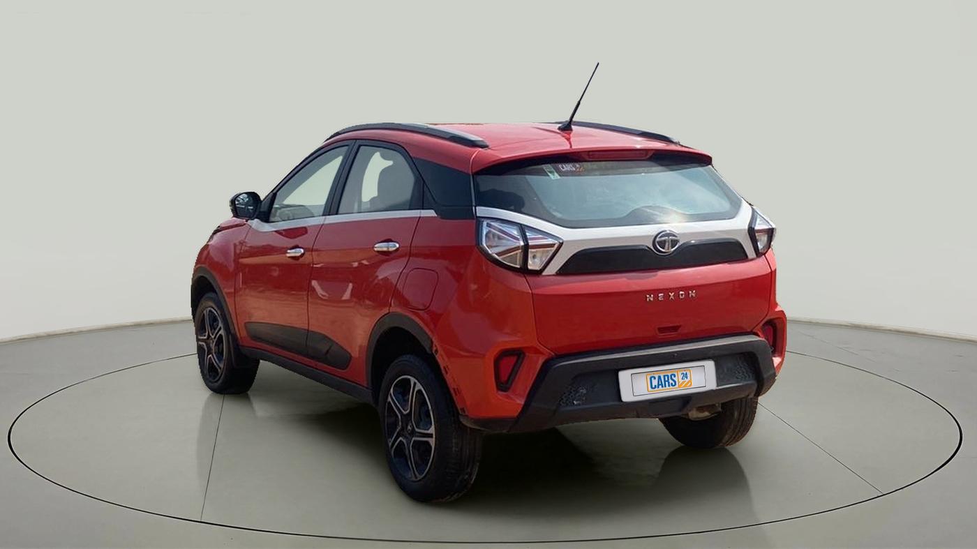 2020 Tata NEXON XM SUNROOF PETROL, Petrol, Manual, 25,621 km, Left Back Diagonal