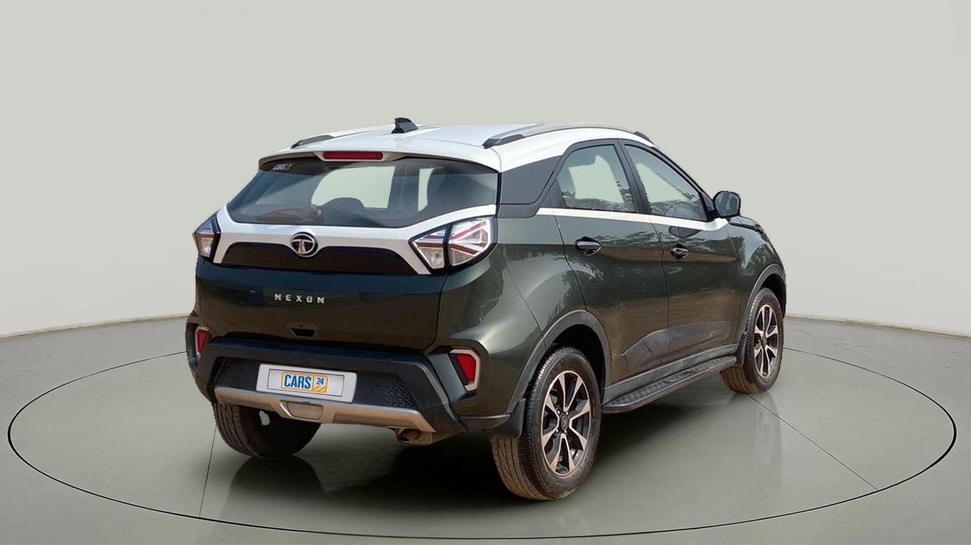 2020 Tata NEXON XZ PLUS (O) PETROL DUAL TONE, Petrol, Manual, 27,058 km, Right Back Diagonal