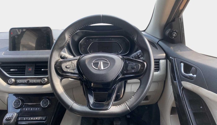 2020 Tata NEXON XZ PLUS (O) PETROL DUAL TONE, Petrol, Manual, 27,058 km, Steering Wheel Close Up