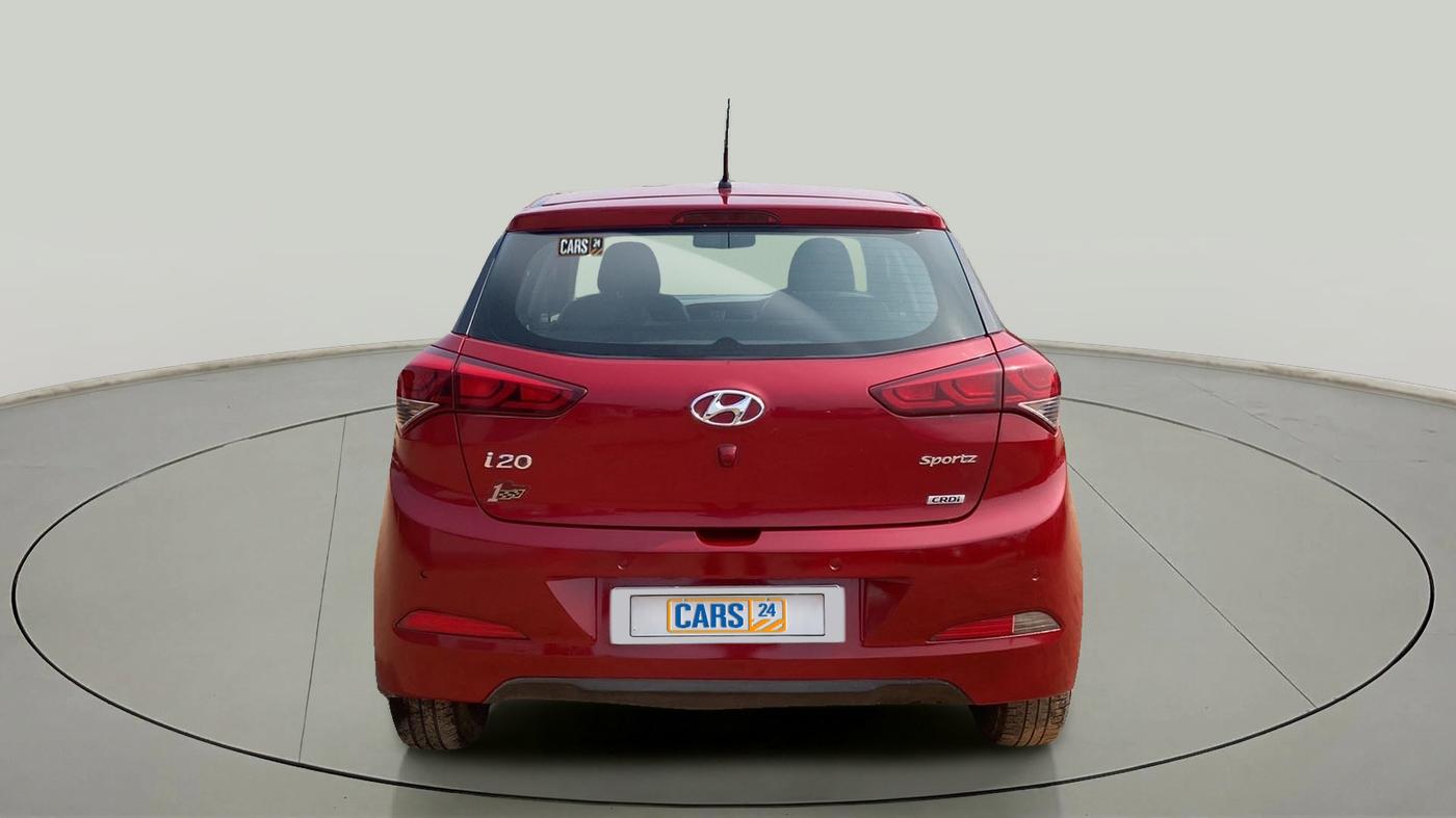 2015 Hyundai Elite i20 SPORTZ 1.4 CRDI, Diesel, Manual, 88,372 km, Back/Rear