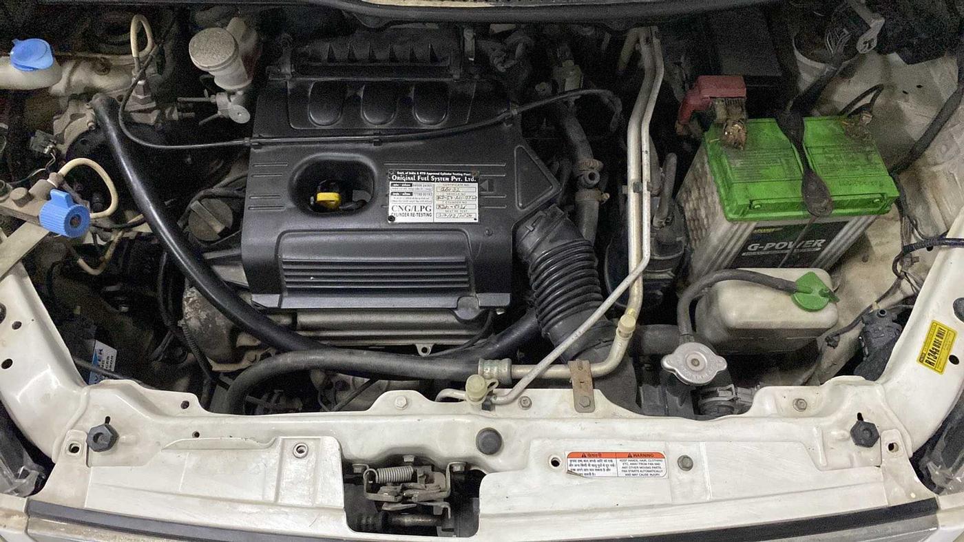 2015 Maruti Wagon R 1.0 LXI, CNG, Manual, 1,14,960 km, Open Bonet
