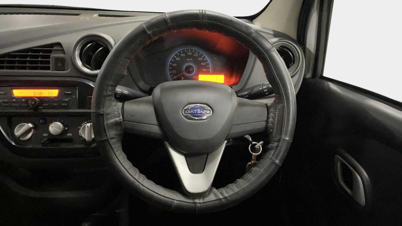 2018 Datsun Redi Go T (O), Petrol, Manual, 86,263 km, Steering Wheel Close Up