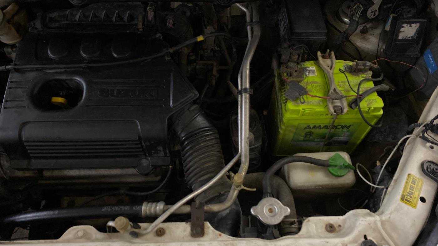 2015 Maruti Wagon R 1.0 LXI CNG, CNG, Manual, 1,22,030 km, Engine View - Left
