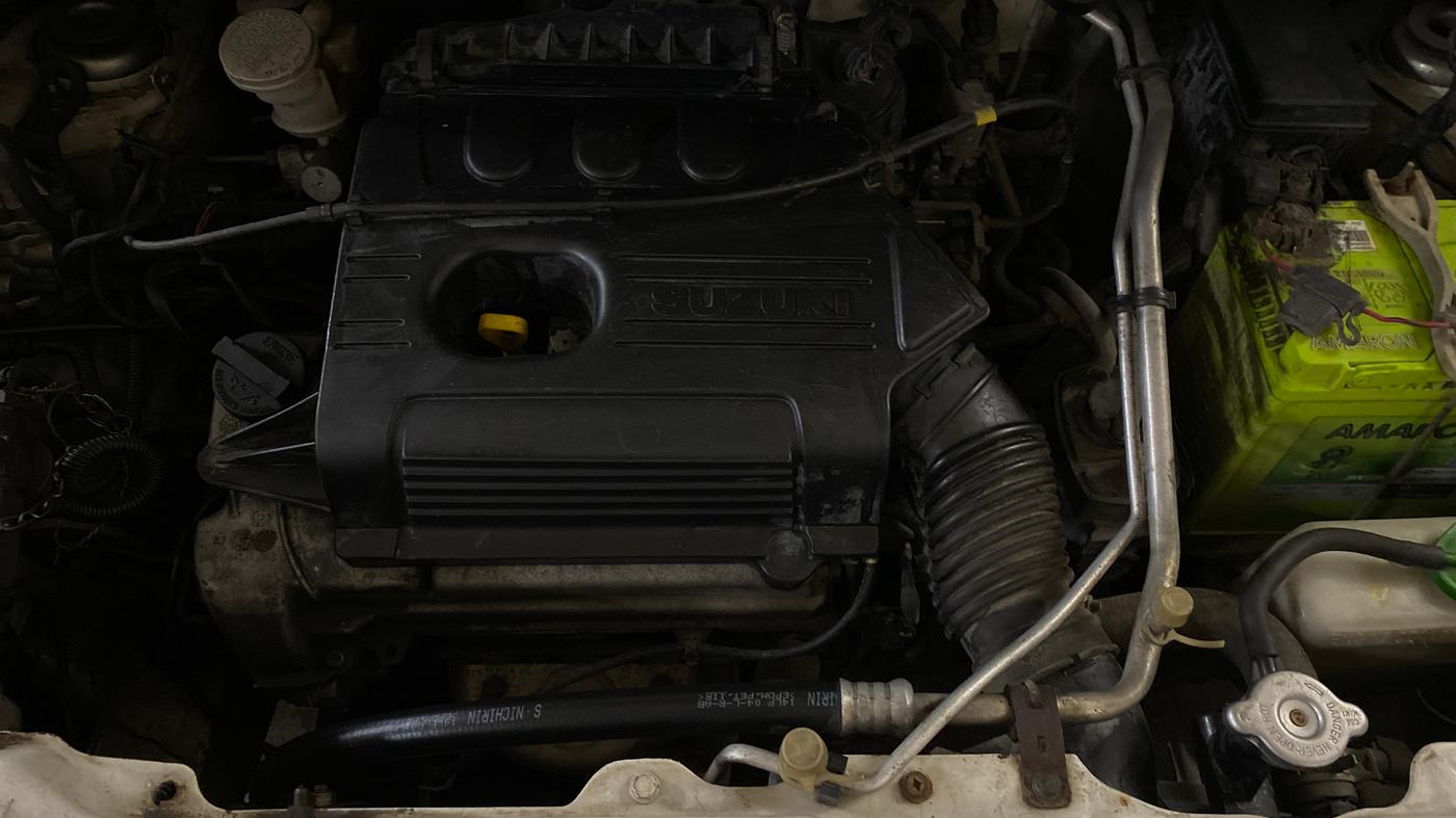 2015 Maruti Wagon R 1.0 LXI CNG, CNG, Manual, 1,22,030 km, Engine View