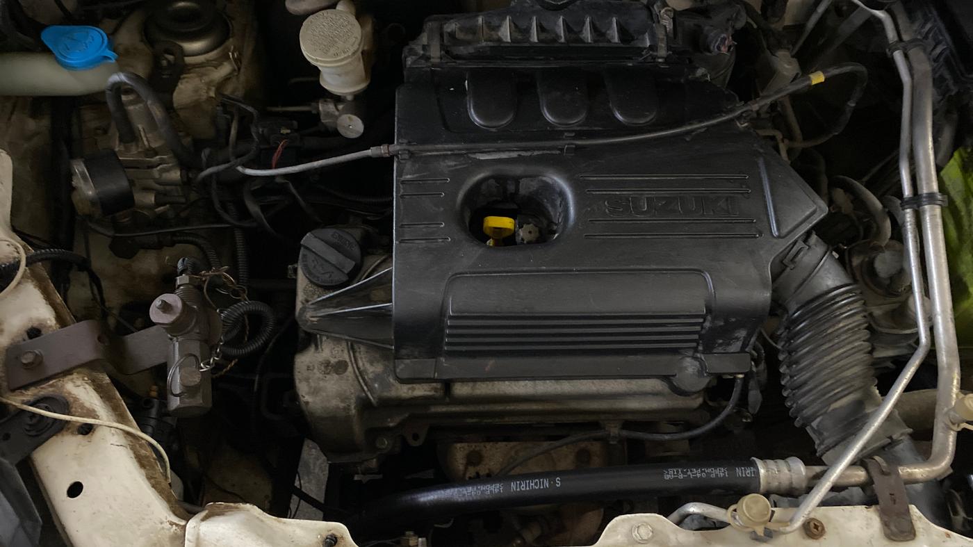 2015 Maruti Wagon R 1.0 LXI CNG, CNG, Manual, 1,22,030 km, Engine View - Right