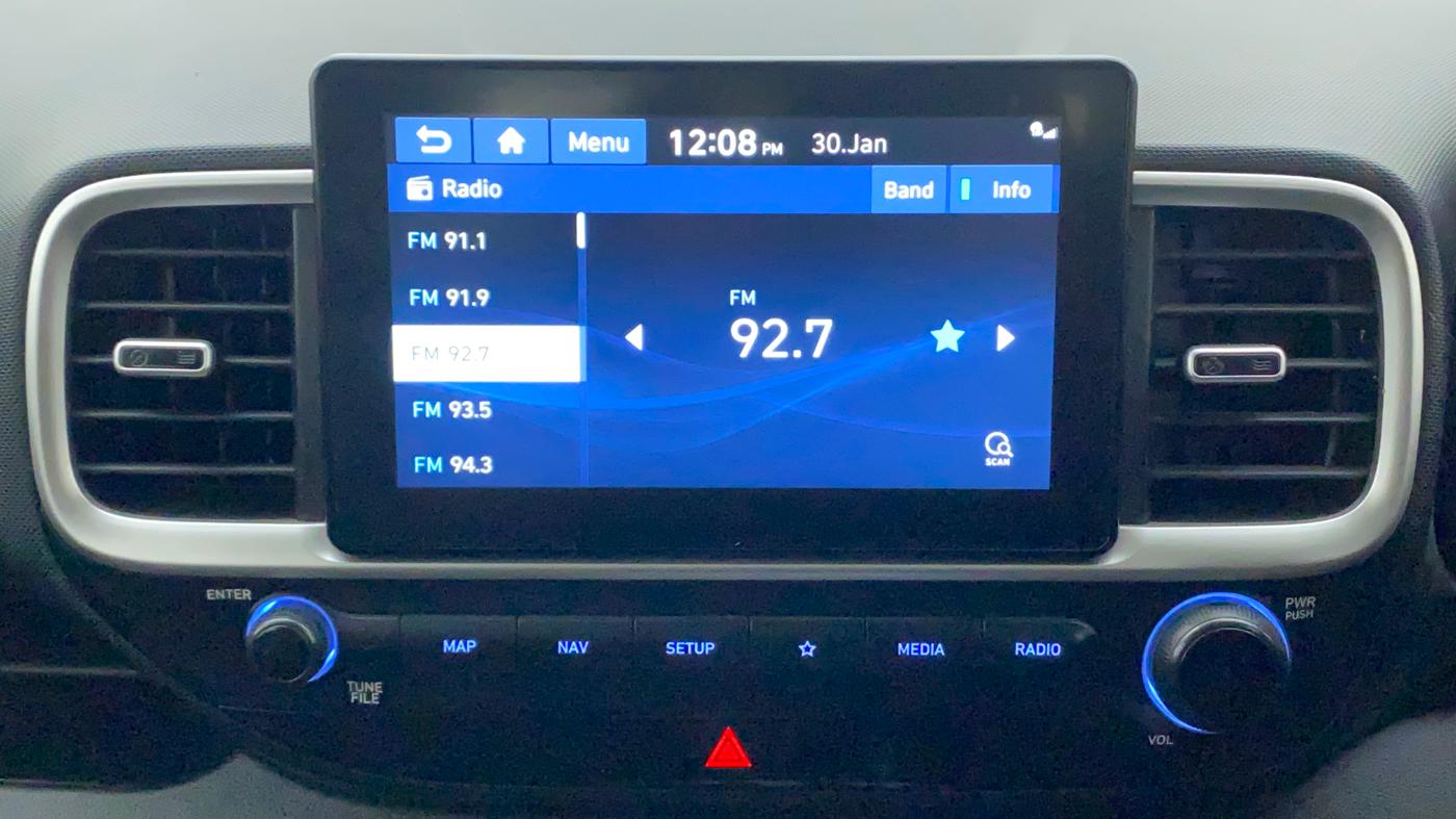 2019 Hyundai VENUE SX PLUS 1.0 TURBO DCT, Petrol, Automatic, 97,504 km, Infotainment System