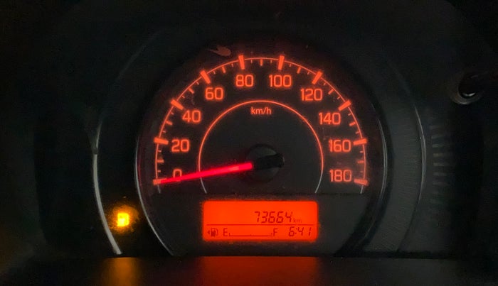 2019 Maruti New Wagon-R VXI 1.2, Petrol, Manual, 73,728 km, Odometer Image