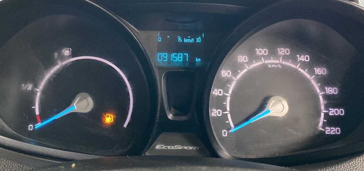 2015 Ford Ecosport AMBIENTE 1.5L PETROL, Petrol, Manual, 91,576 km, Odometer Image