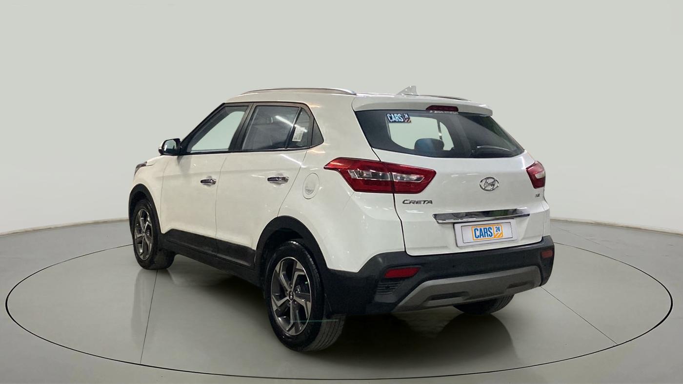 2019 Hyundai Creta SX AT 1.6 PETROL, Petrol, Automatic, 24,827 km, Left Back Diagonal