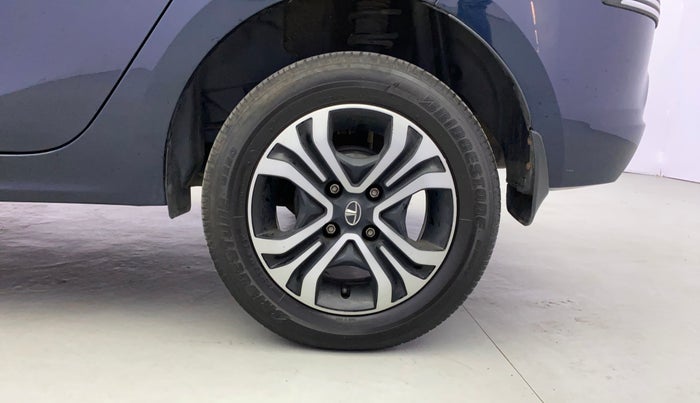 2022 Tata TIGOR XZ PLUS CNG, CNG, Manual, 23,015 km, Left Rear Wheel