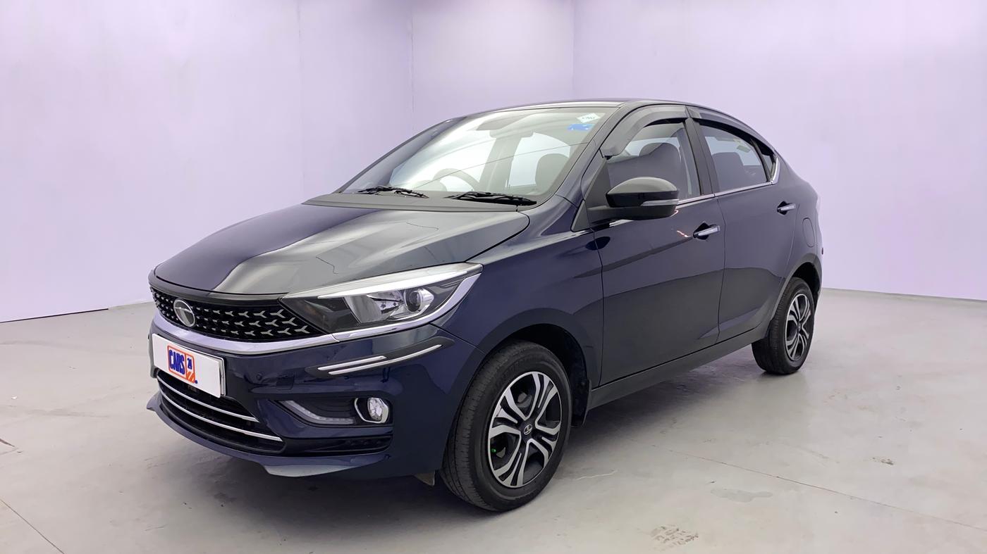 2022 Tata TIGOR XZ PLUS CNG, CNG, Manual, 23,015 km, Left Front Diagonal