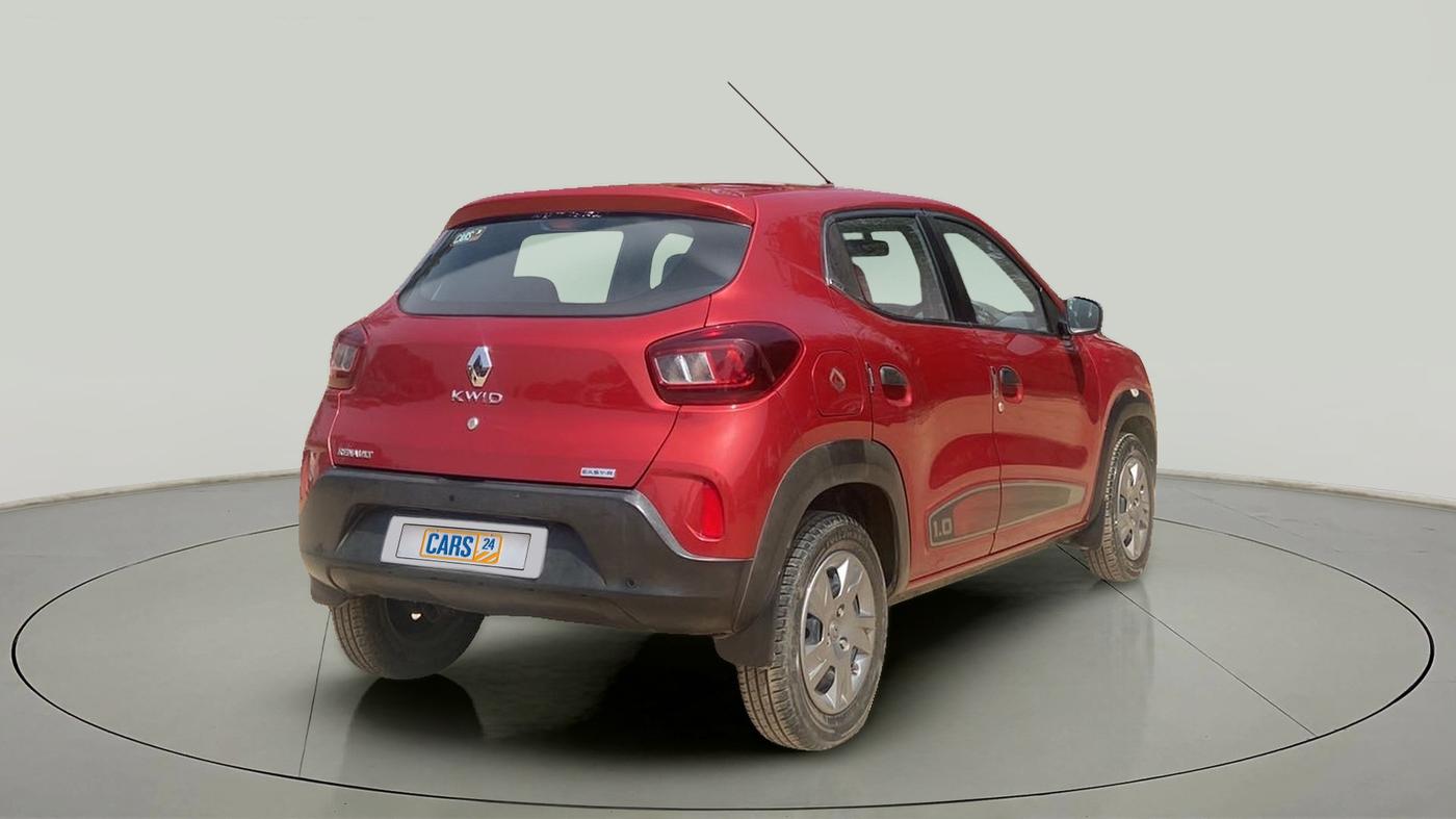 2020 Renault Kwid RXT 1.0 AMT, Petrol, Automatic, 12,314 km, Right Back Diagonal