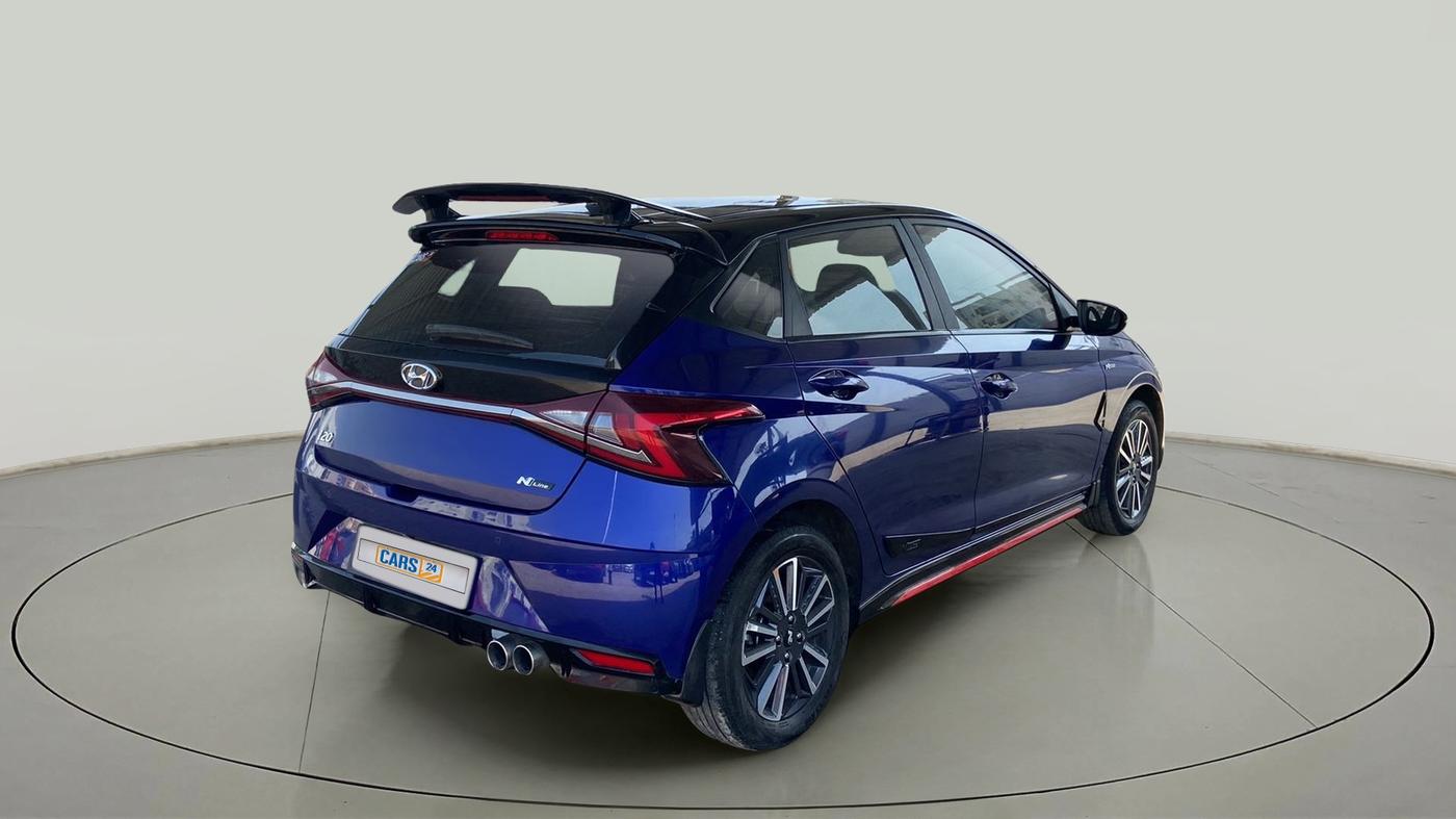 2021 Hyundai NEW I20 N LINE N8 1.0 TURBO GDI DCT DUAL TONE, Petrol, Automatic, 29,333 km, Right Back Diagonal