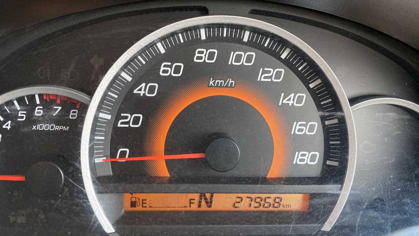 2016 Maruti Wagon R 1.0 VXI AMT, Petrol, Automatic, 28,016 km, Odometer Image