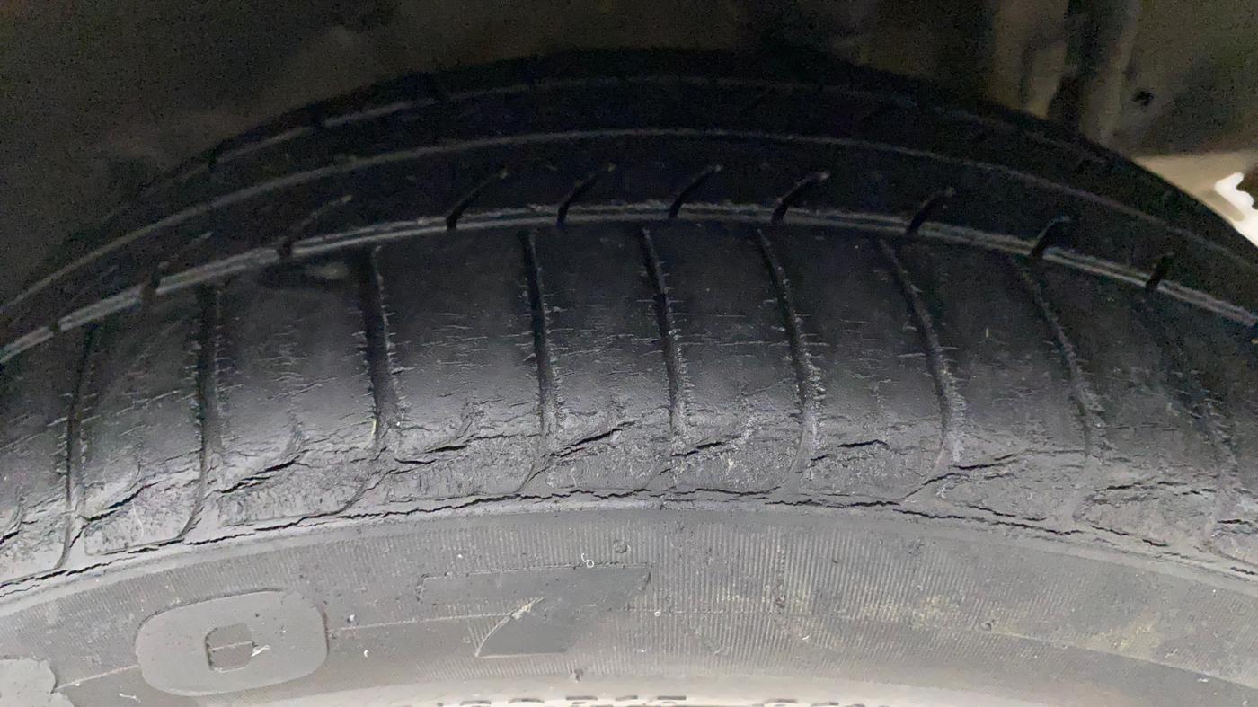 2013 Nissan Micra XV CVT, Petrol, Automatic, 30,432 km, Left Rear Tyre Tread