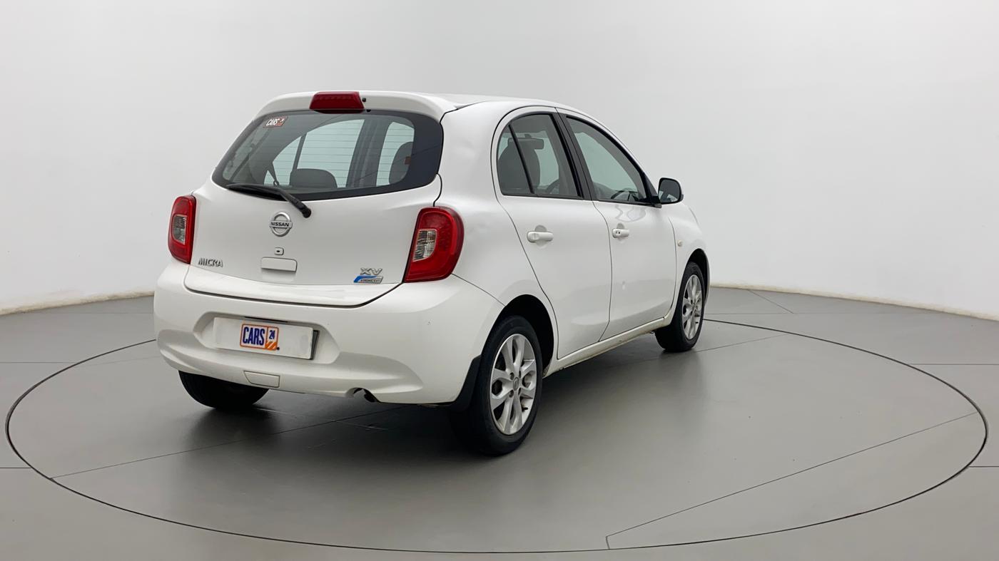 2013 Nissan Micra XV CVT, Petrol, Automatic, 30,432 km, Right Back Diagonal