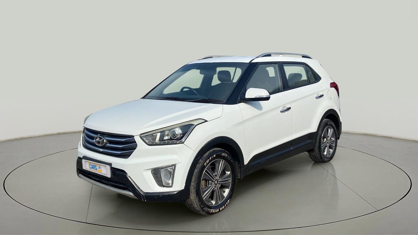 2017 Hyundai Creta SX PLUS AT 1.6 DIESEL, Diesel, Automatic, 94,912 km, Left Front Diagonal