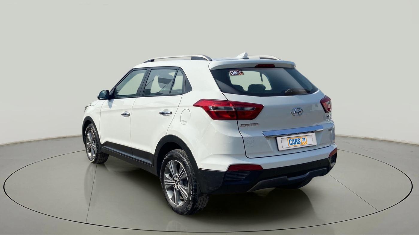 2017 Hyundai Creta SX PLUS AT 1.6 DIESEL, Diesel, Automatic, 94,912 km, Left Back Diagonal