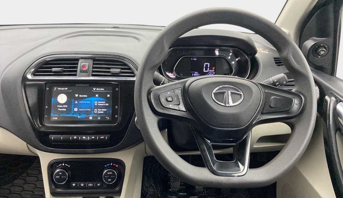 2022 Tata TIGOR XZ PLUS CNG, CNG, Manual, 31,870 km, Steering Wheel Close Up