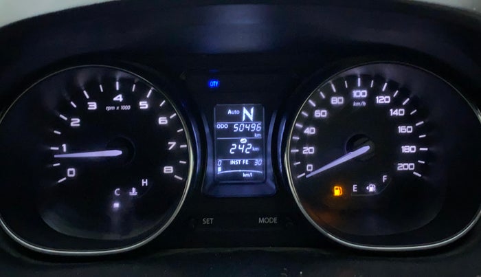 2018 Tata Tiago XZA PETROL, Petrol, Automatic, 50,496 km, Odometer Image