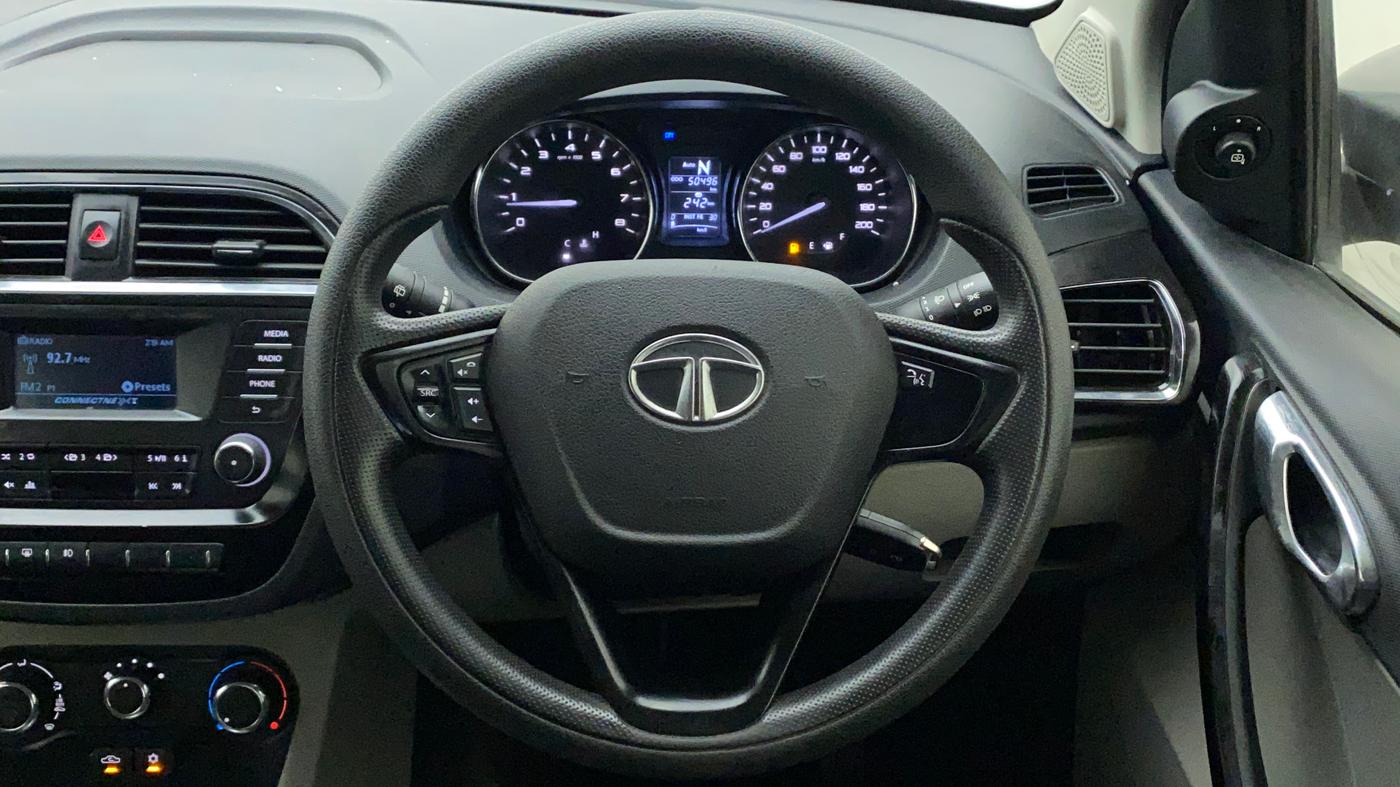 2018 Tata Tiago XZA PETROL, Petrol, Automatic, 50,496 km, Steering Wheel Close Up