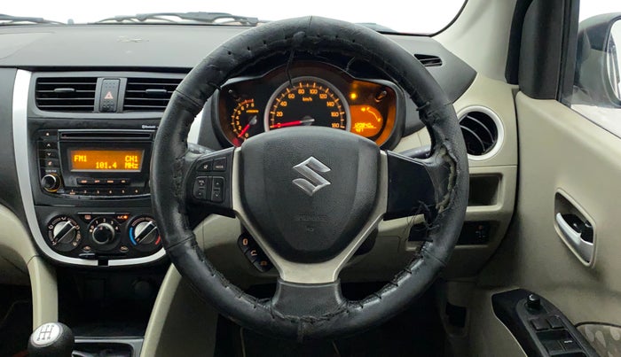 2015 Maruti Celerio ZXI, Petrol, Manual, 1,20,920 km, Steering Wheel Close Up