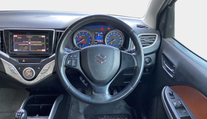 2016 Maruti Baleno ALPHA PETROL 1.2, Petrol, Manual, 57,603 km, Steering Wheel Close Up