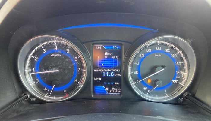 2016 Maruti Baleno ALPHA PETROL 1.2, Petrol, Manual, 57,603 km, Odometer Image