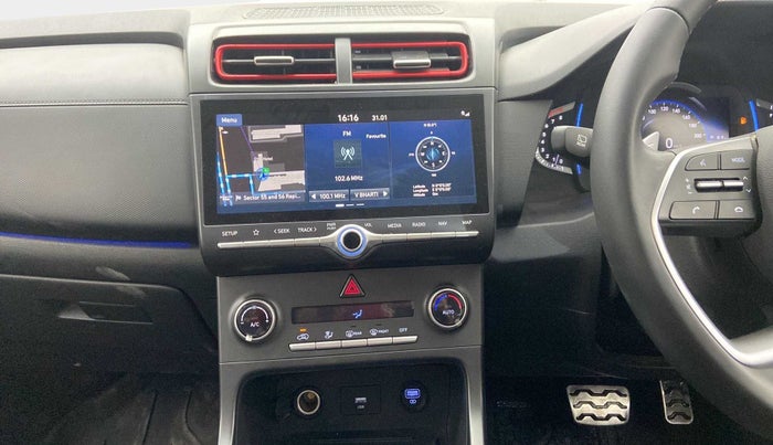 2021 Hyundai Creta SX (O) 1.4 TURBO DCT DUAL TONE, Petrol, Automatic, 32,162 km, Air Conditioner