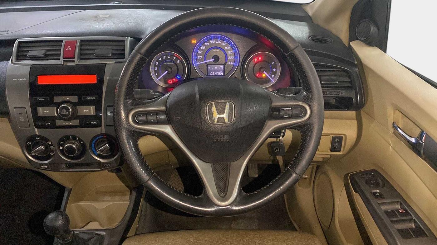 2012 Honda City 1.5L I-VTEC V MT SUNROOF, Petrol, Manual, 64,762 km, Steering Wheel Close Up