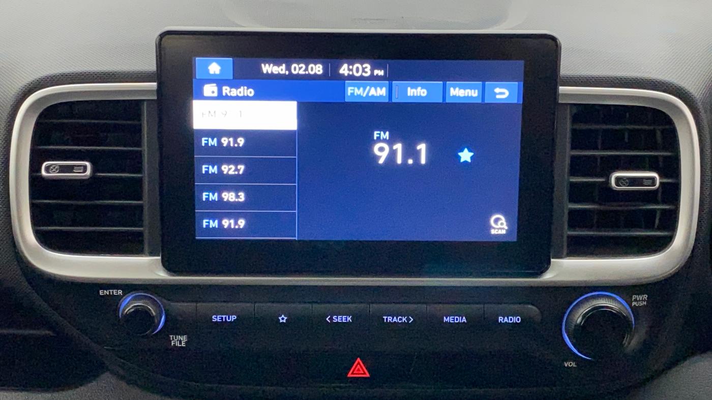 2020 Hyundai VENUE SX 1.0 (O) TURBO IMT, Petrol, Manual, 11,208 km, Infotainment System