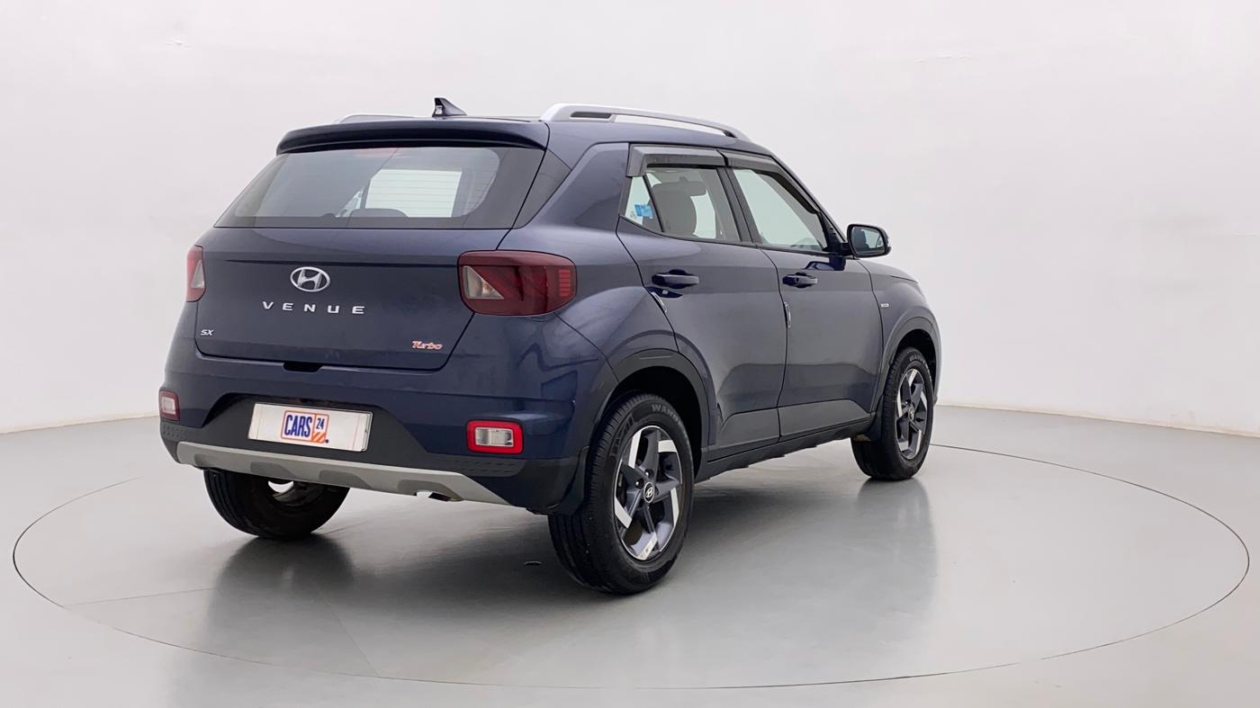 2020 Hyundai VENUE SX 1.0 (O) TURBO IMT, Petrol, Manual, 11,208 km, Right Back Diagonal
