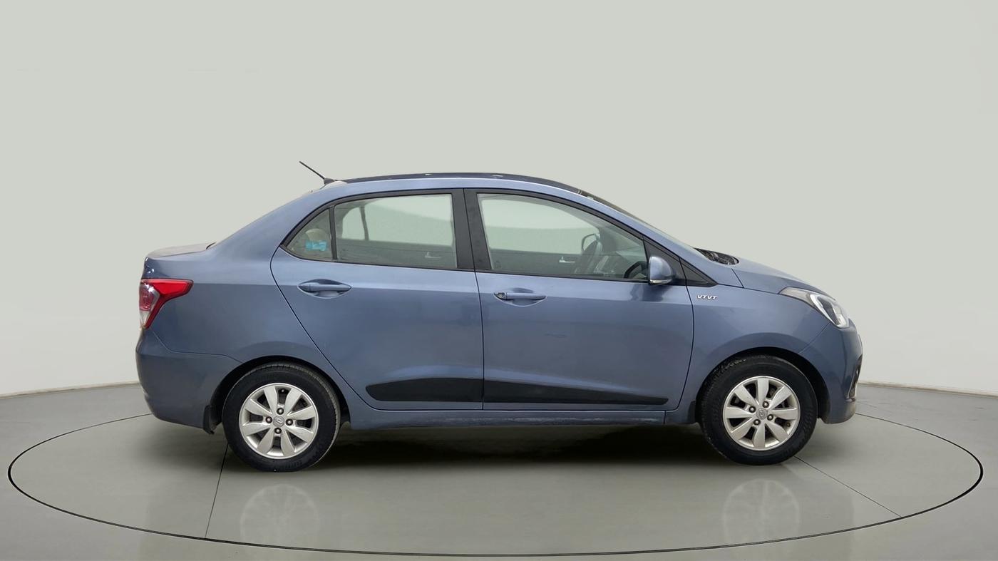2017 Hyundai Xcent SX 1.2, CNG, Manual, 69,702 km, Right Side View