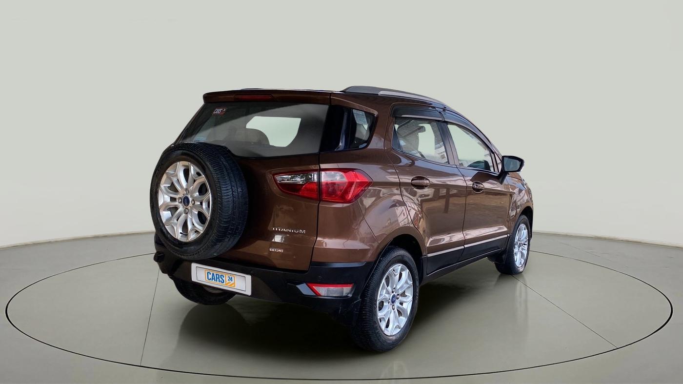 2017 Ford Ecosport TITANIUM 1.5L DIESEL, Diesel, Manual, 39,013 km, Right Back Diagonal