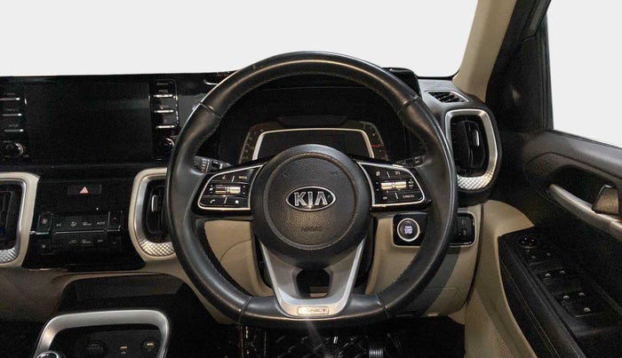 2021 KIA SONET HTX 1.0 IMT, Petrol, Manual, 28,755 km, Steering Wheel Close Up
