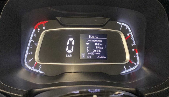 2021 KIA SONET HTX 1.0 IMT, Petrol, Manual, 28,755 km, Odometer Image