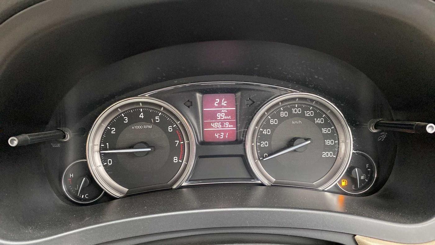 2016 Maruti Ciaz VXI, Petrol, Manual, 48,893 km, Odometer Image
