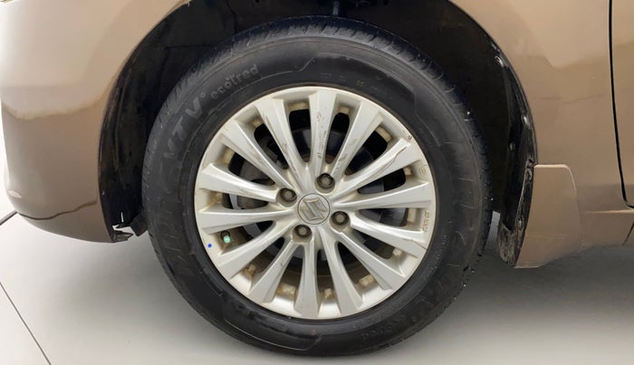 2016 Maruti Ciaz ZDI SHVS, Diesel, Manual, 71,483 km, Left Front Wheel